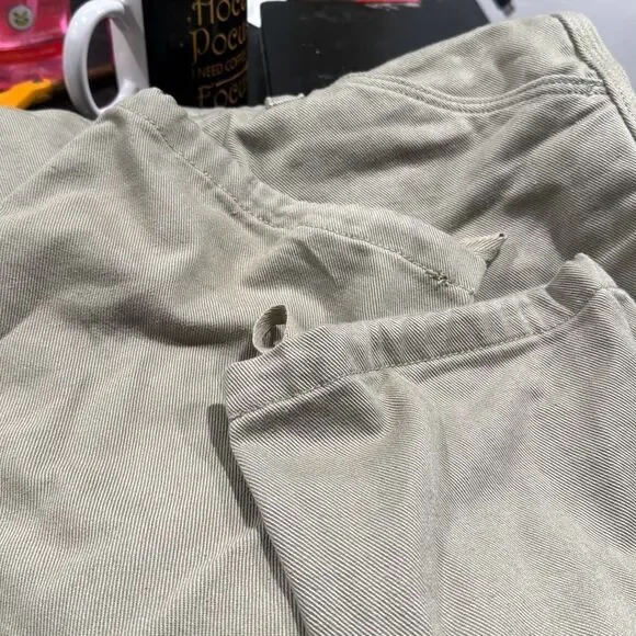 Zara Men's Straight Jeans in Olive